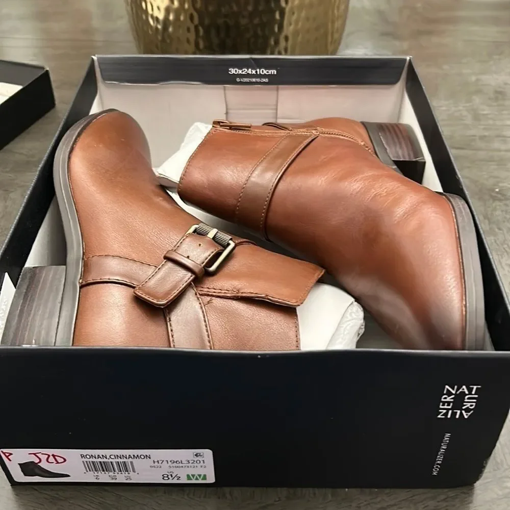 Naturalizer Ronan Ankle Boot Cinnamon (WIDE)
